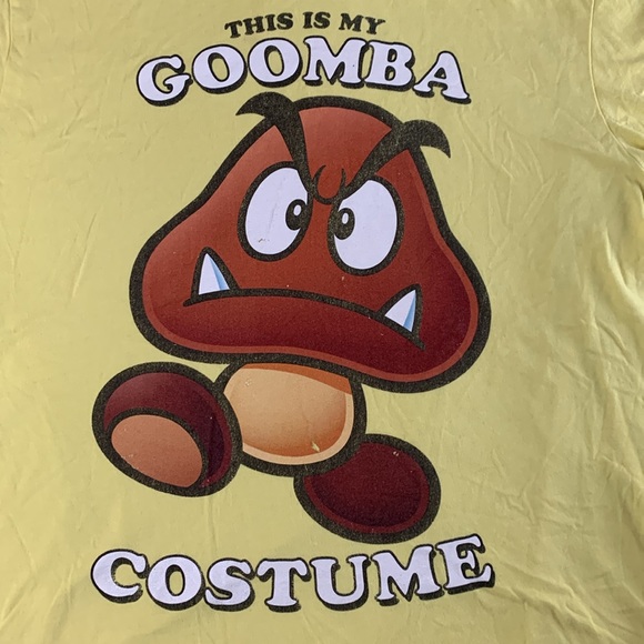Nintendo This Is My Goomba Costume Size XL shirt - Picture 2 of 9